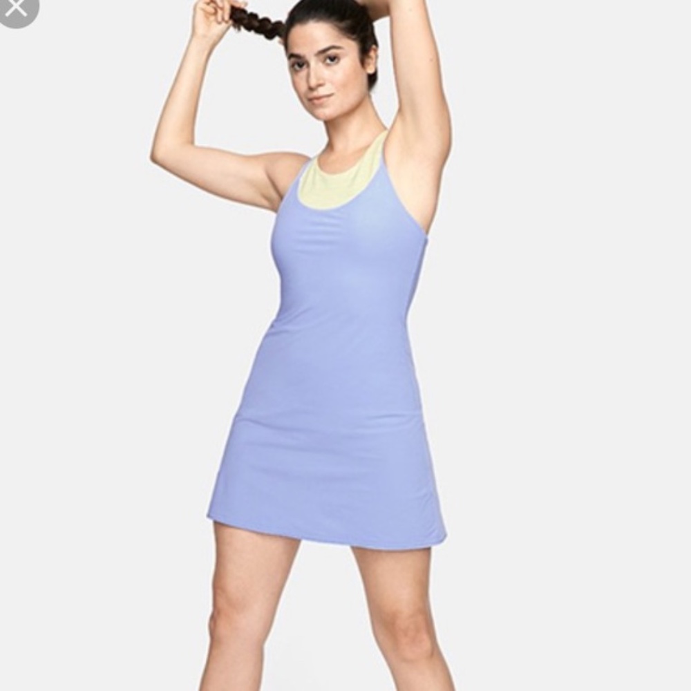 Outdoor Voices exercise dress in pale iris